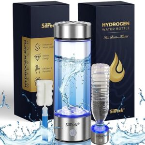Silreck Premium Hydrogen Water Bottle - 450ml Up To 5000 PPB